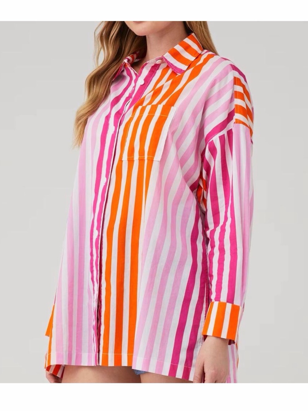 New Beach Riot Alexa Top Sunset Stripes Size S/M